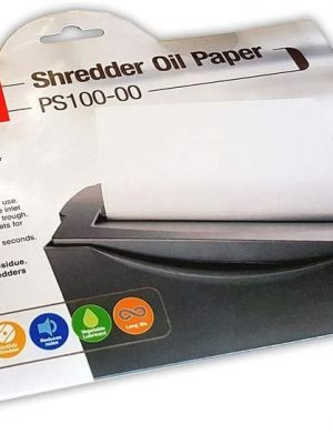 Peach PS100-00 Aktenvernichter Service Kit | 12 Ölpapiere | Aktenvernichterpflege | für hohe Schneidleistung | einfache Handhabung