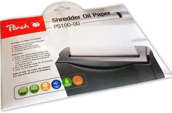 Peach PS100-00 Aktenvernichter Service Kit | 12 Ölpapiere | Aktenvernichterpflege | für hohe Schneidleistung | einfache Handhabung