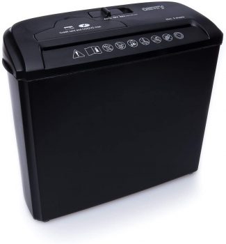 CAMRY CR1033 Papier Karten Aktenvernichter schwarz test